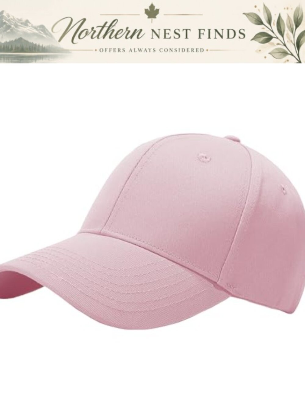 Cotton Adjustable Baseball Cap Dad Hat for Running Outdoor Workouts